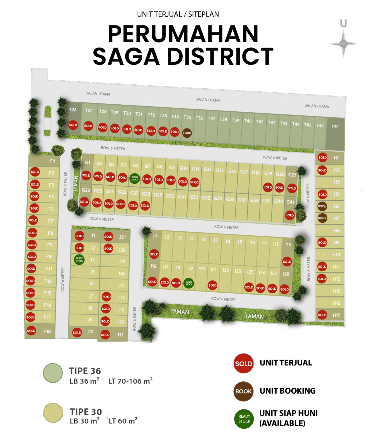 Siteplan Rumah Saga