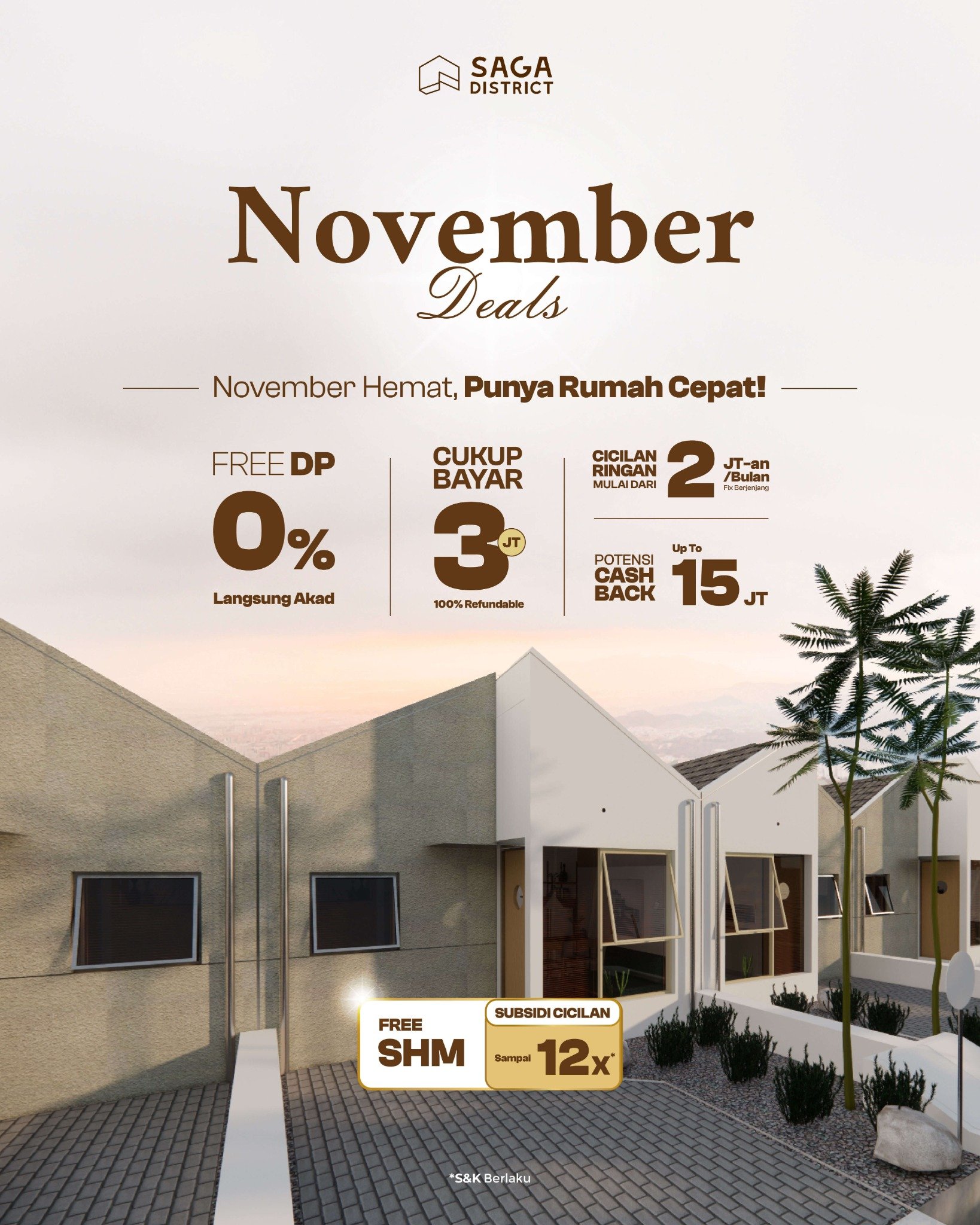 Promo Rumah Bandung November 2025